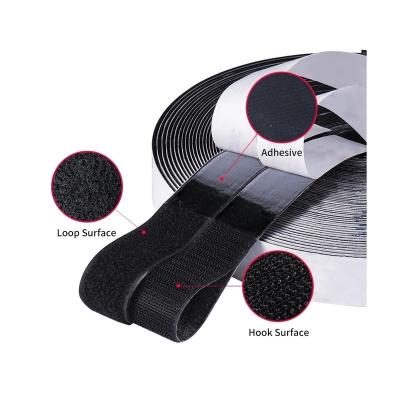 China Durable Strong Self Adhesive Heat Resistance Hook And Loop Tape Double Sided Tape for sale