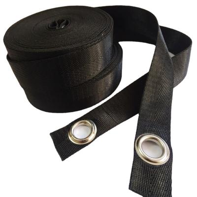 China Recyled Customized Outdoor Sports Webbing Grains Punched Buckle Binding Zinc Alloy Belt for sale