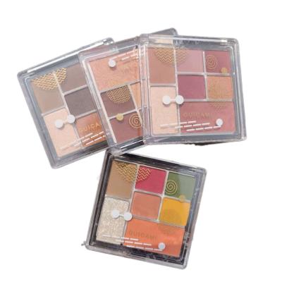 China 2021 seven color waterproof eyeshadow highlight blush multifunctional repair makeup eye shadow custom palette for sale