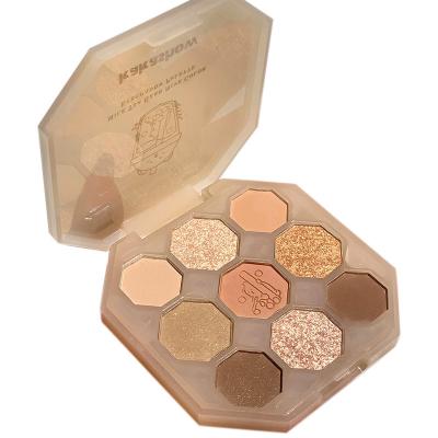 China New Box 2021 Colors Eyeshadow Palette Earth Tone Highlight Repair Matte Shimmer Waterproof Acrylic Eyeshadow for sale