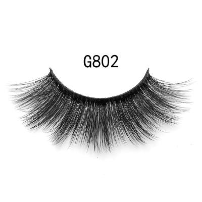 China Europe and America3dMink false thickG800 natural multilayer eyelash thick hair eyelashes5Matching for sale