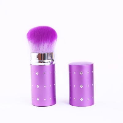 China Angular Blush Multifunctional Telescopic Retractable Makeup Brush Lovely Makeup Brush Retractable Blush Brush for sale