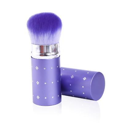 China Angular Blush Small and Portable Blush Makeup Brush Soft Mini Blush Brush Makeup Brush with Diamonds for sale