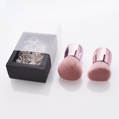 China Angular blush new design pink mushroom sweep large size loose powder around base makeup brush main paint factory in stock for sale