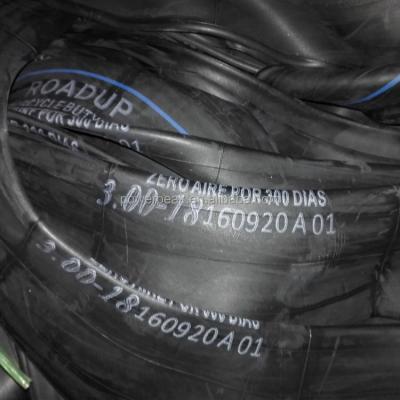 China Natural rubber shin quality motorcycle tube 3.00x17 3.00-18 butyl tube TR4 300-17 300-18 / cheng butyl rubber for sale