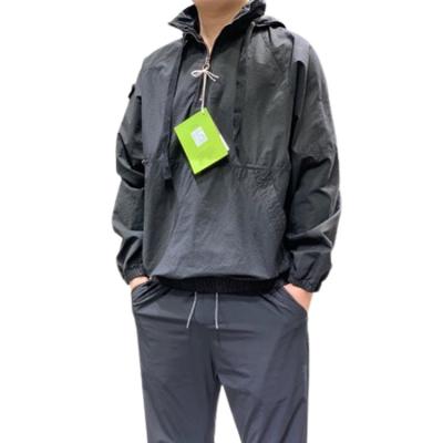 China Soft Made In China Top Quality Outdoor Mens Half Open Custom Jackets for sale