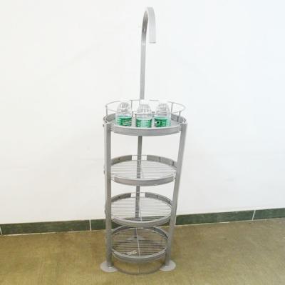 China Display Goods Customized Beautiful Durable Practical Standing Goods Snacks Drinks Storage Metal Display Stand for sale