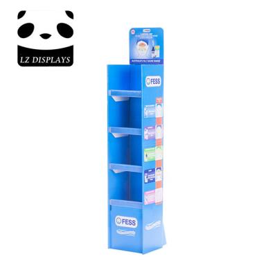 China To Show Custom POP Cardboard Display Stand Rack, Cardboard Cardboard Paper Floor Display Stand for sale