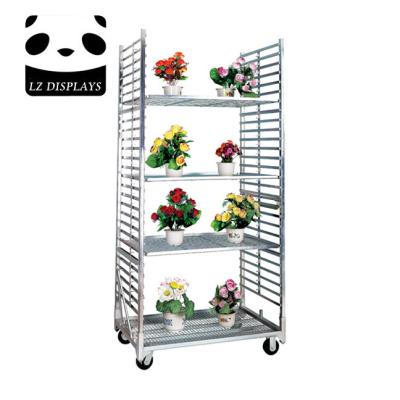 China Delivery And Deployment Of Plants / Flowers USA CANADA Wire Mesh Cart Flower Cart Greenhouse Cart for sale