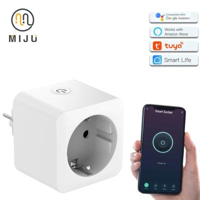 China App Life Tuya Socket Wifi EU Plug 16A Smart Wireless Socket Residential/Multi-Purpose Smart Wifi Smart Socket for sale