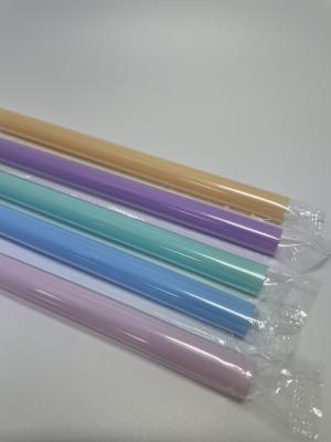 China Minimalist Eco Friendly Disposable Straws Bubble Tea for sale