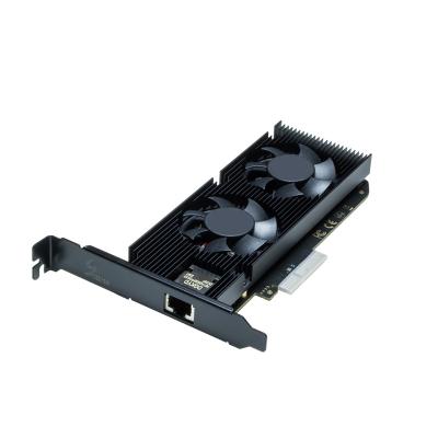 China Server Black Metal 10 Gigabit Ethernet Network Card for sale