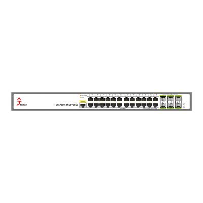 China LACP SNMP VLAN Duplex Black Office Or Equipment Cabinet 30 Ports Managed Network Switch for sale