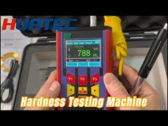 Portable LCD Metal Hardness Testing Machine Rechargeable 360 Degree Measuring