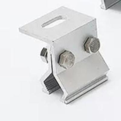 China Aluminium Mid Clamp End Clamp Weatherproof Solar Mounting Clamps for sale