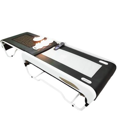 China Home Physiotherapy Multifunctional Hot Bed Body Folding Upper Lifting Electric Massage 3D Jade Massage Bed for sale