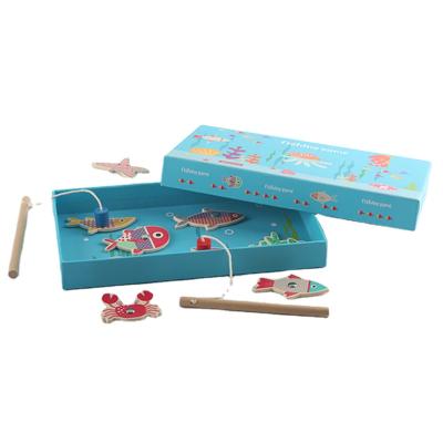 China Factory Selling Kid Fish Toys Earlier Chinese Educational Puzzle Game Magnetic Fishing Game Toy For Kids Play for sale