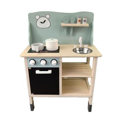 China China Earlier Manufacture Education Professional Colorful Simulation Cooking Food Kitchen Furniture Wooden Toy For Children for sale