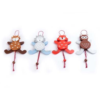 China New Design Wooden Smooth Toy Safety Animals Cartoon for sale