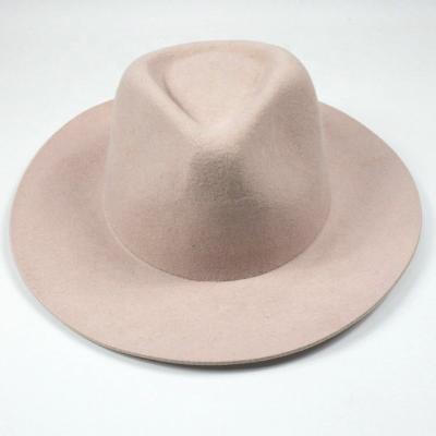 China Character Top Selling Australian Wool Felted Hat Single Felt Hat With Lining for sale