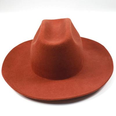 China Character Most Popular Australian Wool Felted Hat Top Brim Hat for sale