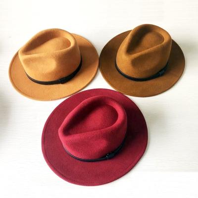 China Character Wool Felted Hat High Quality Customized Felt Hat for sale