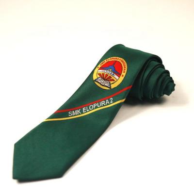 China School Neck Ties Customize Tie Green Fashion With Logo Customized Size for sale