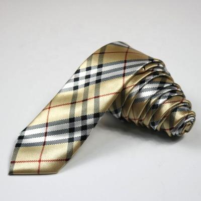 China Slim Ties Designer Ties Geometric Design Mens Customized Size for sale