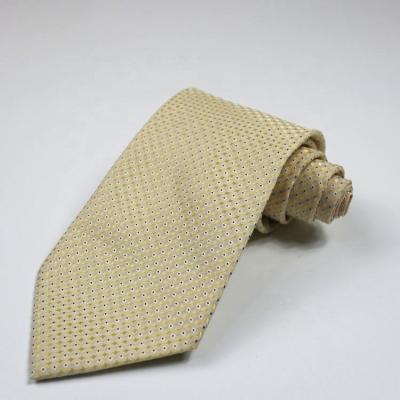 China Stylish Tie Mens Ties Dot Ties In Yellow Customized Size for sale