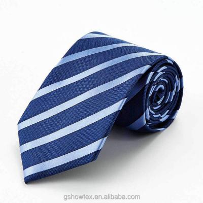 China Wholesale Custom Cheap Silk Stripe Tie Simple Design Adult Size for sale