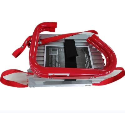 China CE-EN131 Folding Ladders Fire Escape Rescue Three Tier Rope Ladder for sale