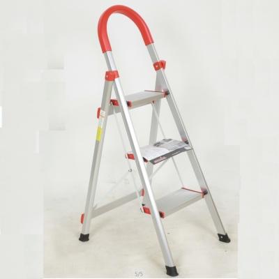 China Folding Ladders Household 3 Step Aluminum Step Ladder for sale