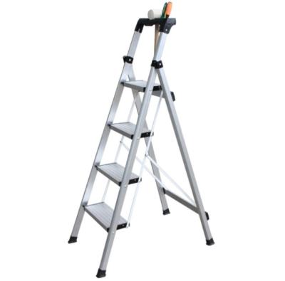 China Folding Ladders Guaranteed Quality Unique Straight 6 STEP Aluminum Step Ladder With Tool Case for sale