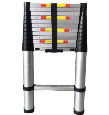 China Telescopic Ladders 3.8M/12.5FT Emergency Exit Rescue Telescopic Aluminum Straight Ladder for sale