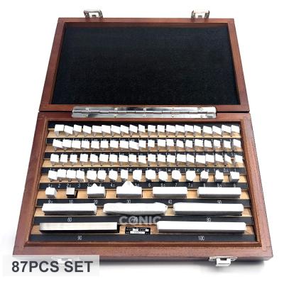 China Calibration 87PC Yg8 Gage Set Gauge Block Tungsten Carbide for sale