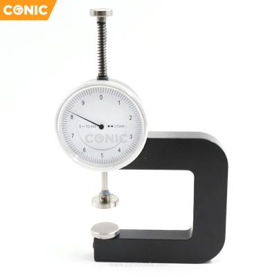 China Aluminum Alloy Best Sellers 0-10mm Graduation 0.1mm Dial Thickness Gauge With 20mm Measuring Tips for sale