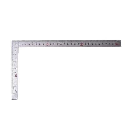 China Stainless Steel Customize 150x300mm Stainless Steel Straight 90 Degree Angle Miter Square Ruler Office Stationery for sale