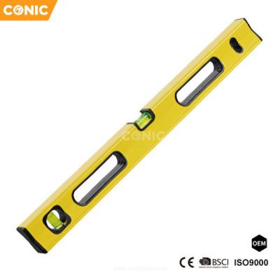 China Aluminum Cast Aluminum Body Alloy Spirit Level 300-2000mm High Accuracy Heavy Duty For Horizontal Measurement for sale