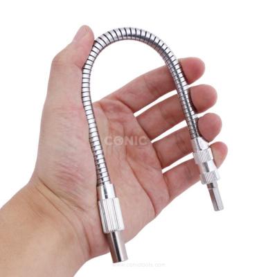 China Metal Flexible Shaft Screwdriver Bit Steel High Tensile Holder Connect Hex Leg Extension Snake Bit for sale