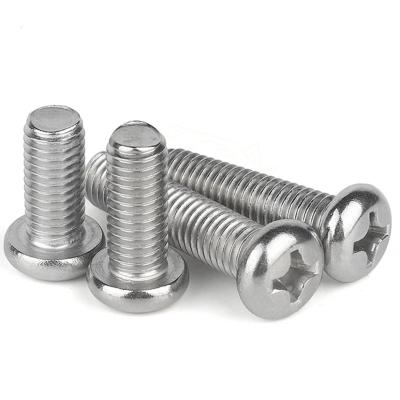 China 100pcs 50pcs Pan Stainless Steel Cross Recessed Pan Head Screws Phillips Screws for sale