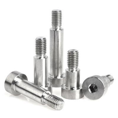 China Retail Industry Shoulder Screw 304 Stainless Steel Inner Hex Socket Limit Positioning Hex Screw Head Supporting Bolt for sale