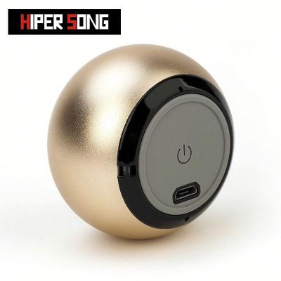 China Wholesale Aluminum Alloy Textured Wireless Round Box Volume Control X3 Mini Wireless Speaker for sale