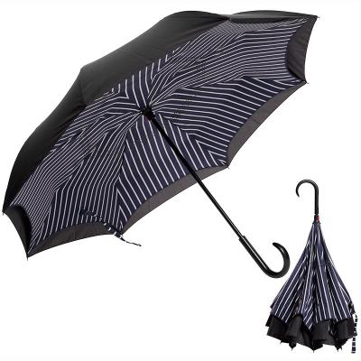 China All In 1 Custom Reverse Umbrellas Umbrella J Handle Reverse Manual Umbrella for sale