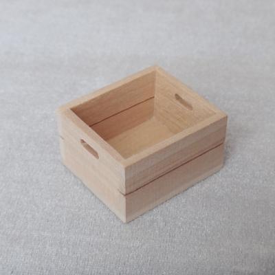 China 1:12 Wooden Dollhouse Miniature Furniture Transport Crates Original Wooden Box for sale