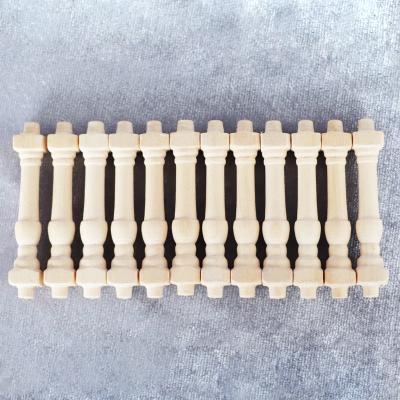 China Mini Toy 1:12 Dollhouse Mini Furniture Accessories Model Handrail Fittings Stacks Wooden Car Parts 12 Pieces for sale