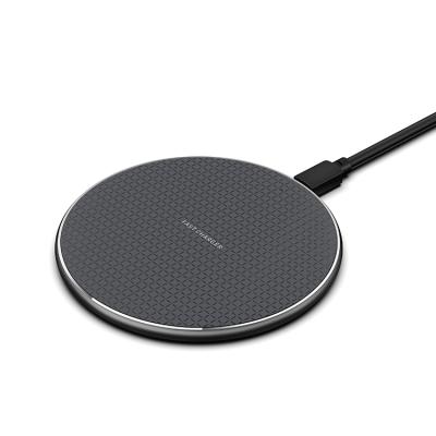 China Wholesale 5V 2A 10W Fast Charging Mobile Phone Wireless Charging Pad Qi-certified Custom Wireless Charger for sale