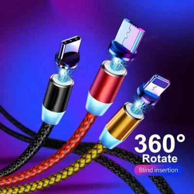 China MP3/MP4 Player Magnetic USB Cable Fast Charging Horseshoe Micro USB C Cable Mobile Phone Cable USB Cord for sale