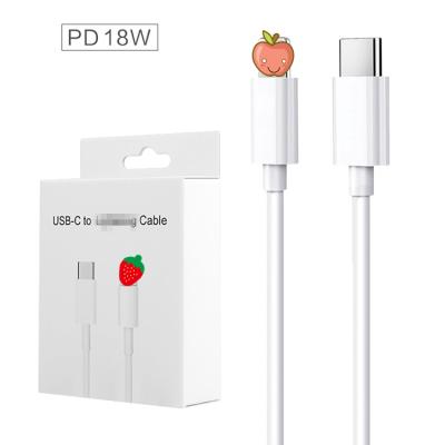 China 18W Fast Charging Type-C to 8 Pin Fast Charging Data Original USB C to 8 Pin PD Cable for iPhone 12 for sale