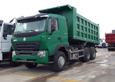 China 30 - 40 Ton Dump Truck A7-W Luxury Cabin ZF8118 Left Driving Driving Steering for sale