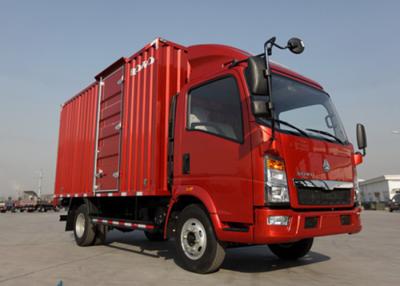 China Left Hand Driving 5T Commercial Box Truck 84HP Diesel Engine LHD Steering for sale